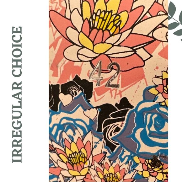 Irregular Choice Floral Heels | Red Black Mary Jane Style | Retro Statement Shoe - Picture 12 of 12